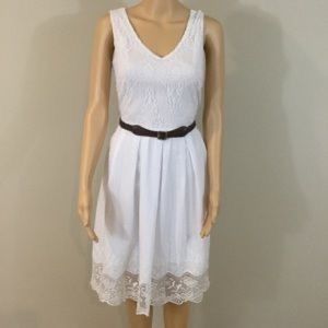 Cato white lace dress